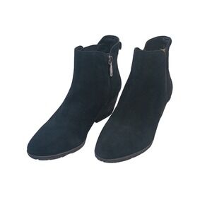 Blondo Victory Waterproof Ankle Boots Womens 7M Black Suede Booties B6667